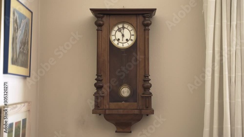 Large Antique German Wall Clock