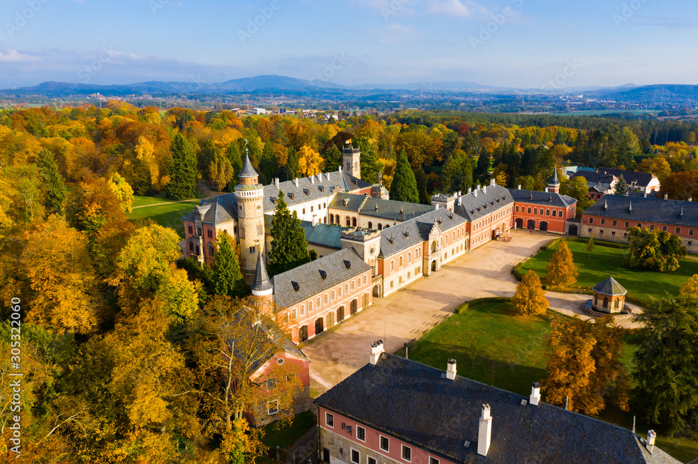Neo-Gothic Sychrov Castle, Czech Republic