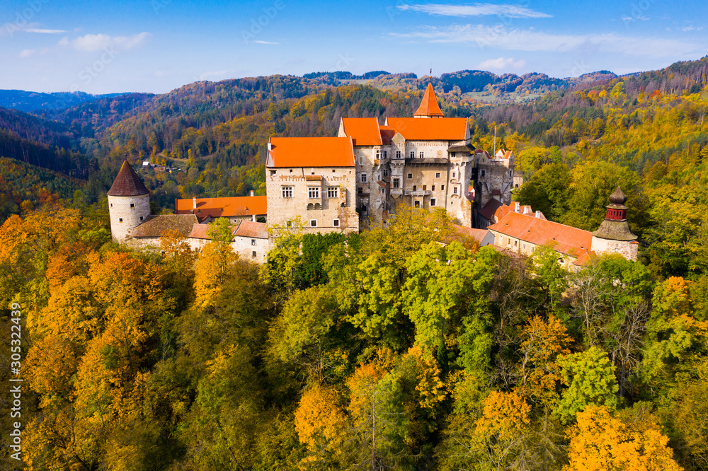 Medieval Pernstejn Castle, Czech Republic