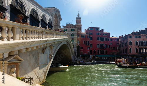 Picturesque view of Venice Grand Canal