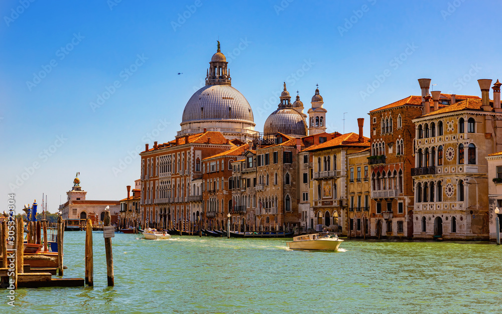 Venetian Grand canal with Salute, Italy