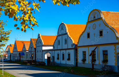 Bohemian village of Holasovice, Czech Republic photo