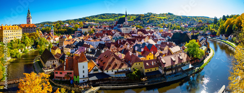Cesky Krumlov with Castle and Cathedral