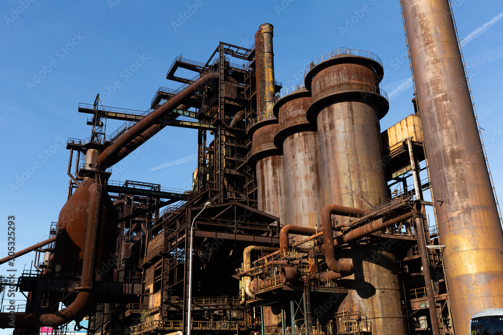 Closed metallurgical plant in Vitkovice (Ostrava). Czech Republic
