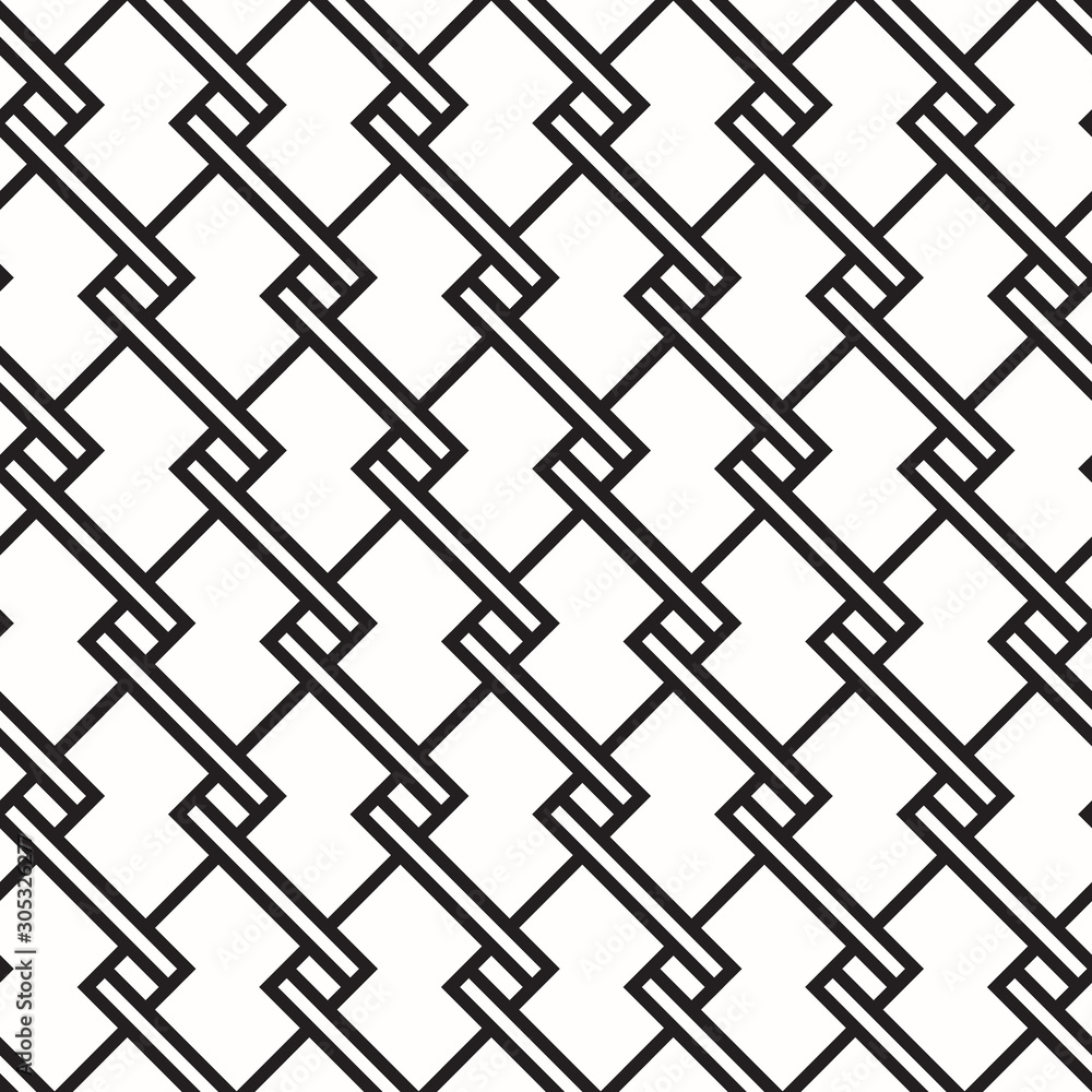 Pattern geometry of  square and rectangle background. Pattern is on swatch panel.