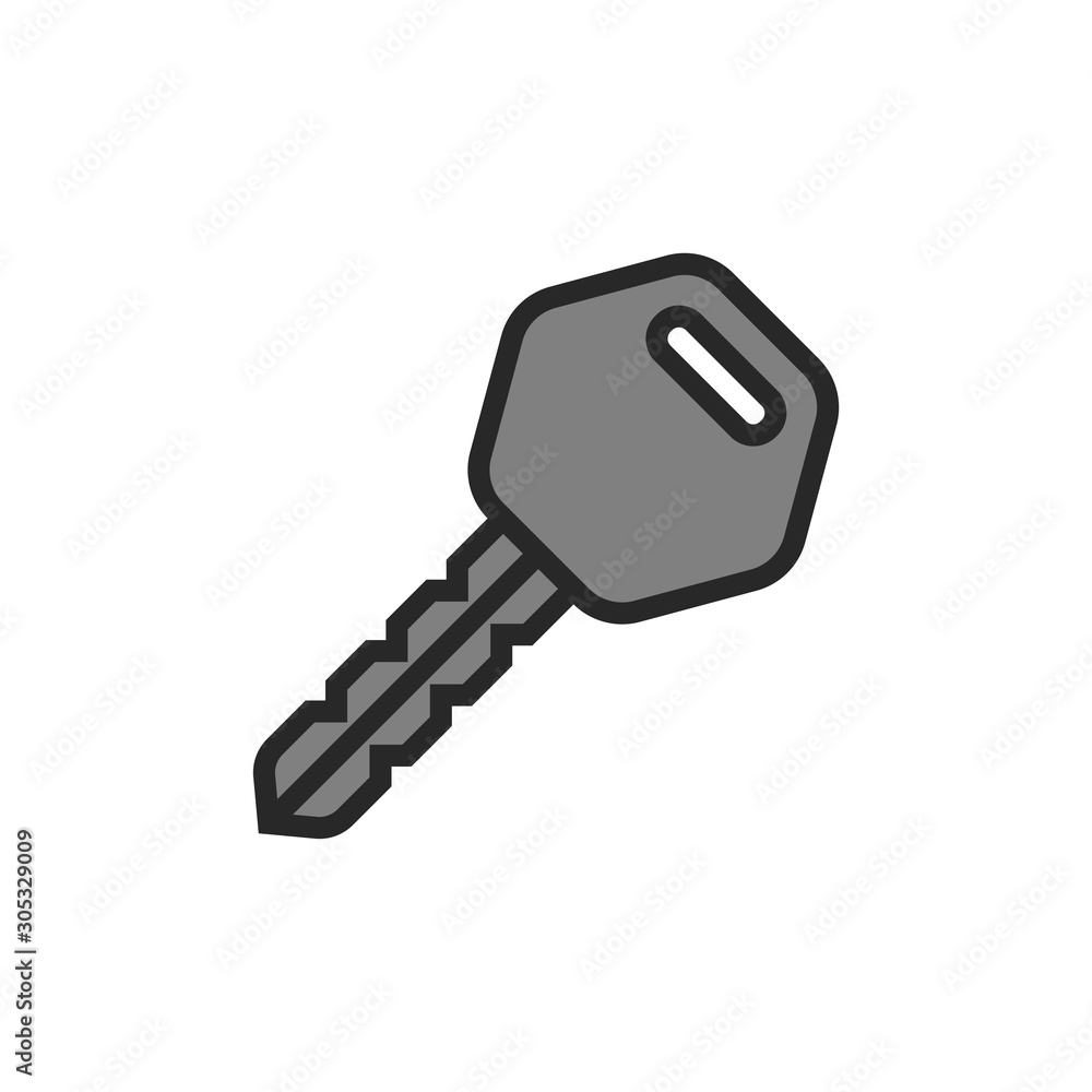 Key icon vector symbol illustration EPS 10 Key icon vector symbol illustration EPS 10