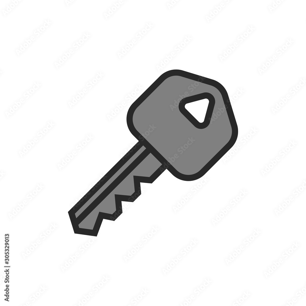 Key icon vector symbol illustration EPS 10 Key icon vector symbol illustration EPS 10