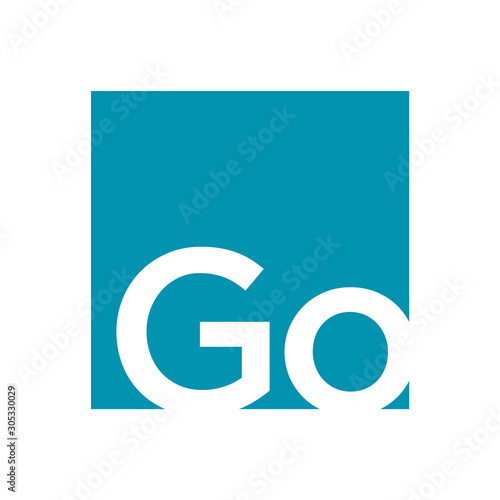 Initial Letter GO Logo Template Vector Design