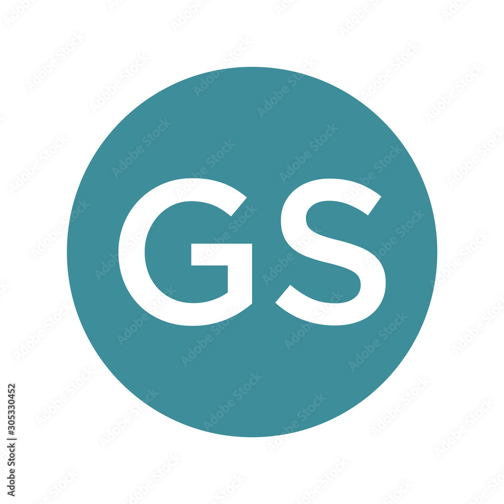 Initial Letter GS Logo Template Vector Design Initial Letter GS Logo Template Vector Design