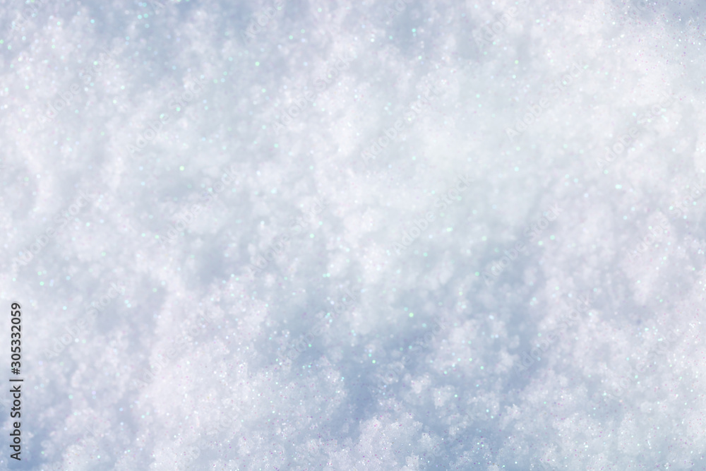 Sparkling soft white snow background Sparkling soft white snow background