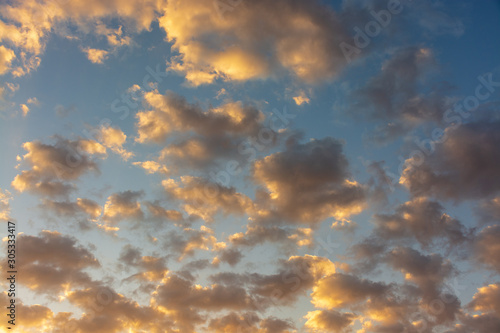 Fototapeta Naklejka Na Ścianę i Meble -  Cloudscape Against Sky During Sunset