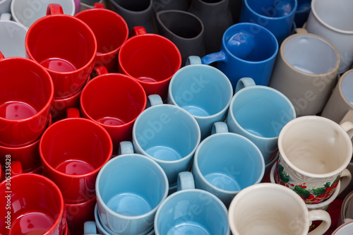 Colorful of ceramic cup