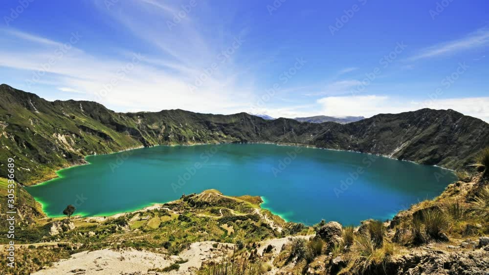 custom made wallpaper toronto digitalLugares mágicos, laguna de Quilotoa, Ecuador