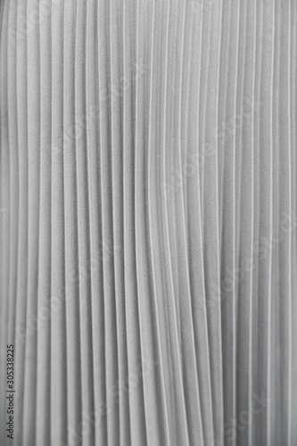 Closeup of pleated fabric clothes