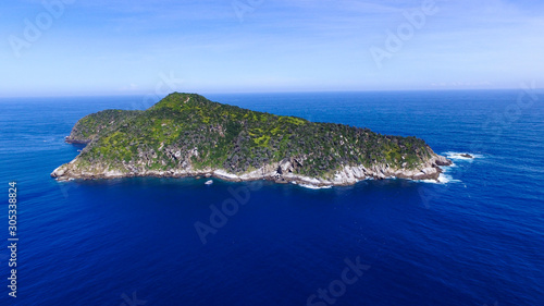 Aerial photo of Ilha de Âncora, Buzios