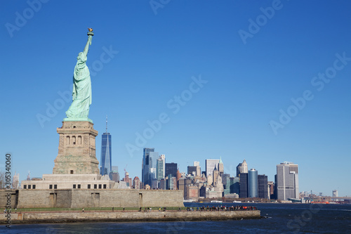 Freiheitsstatue & Manhattan Skyline