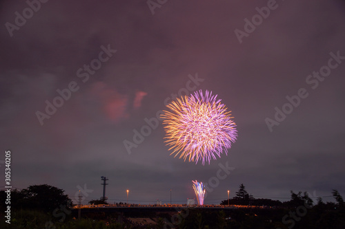 Japanese fireworks display
