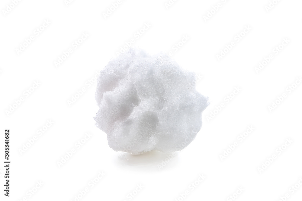 roughly formed snowball with marks from fingers roughly formed snowball with marks from fingers