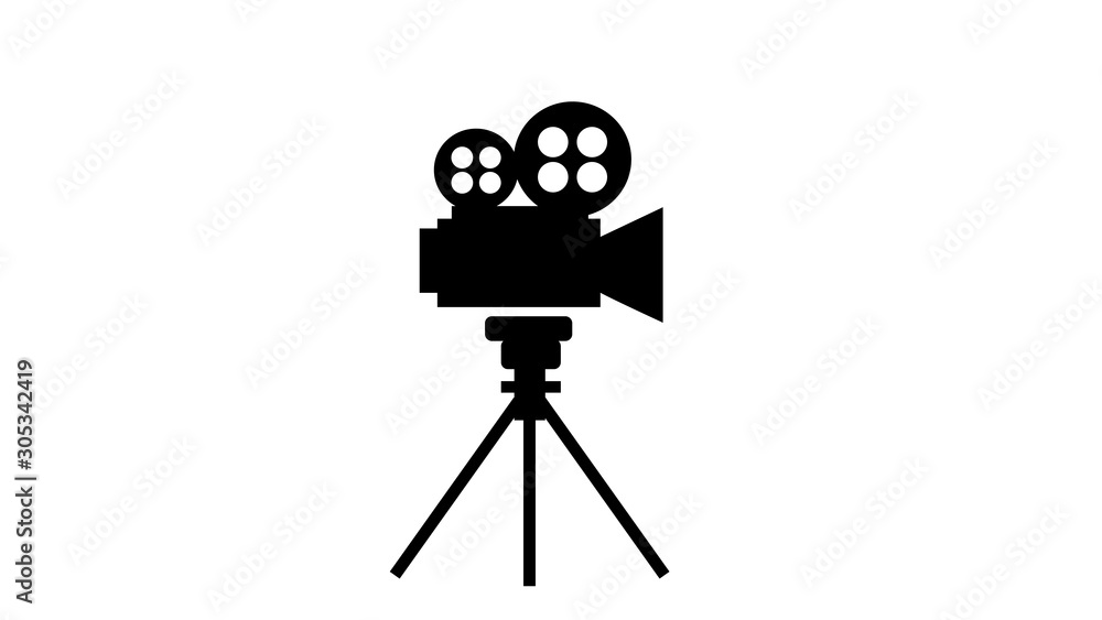 Obraz premium movie projector icon