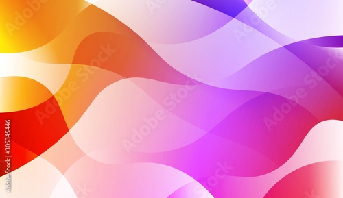 Futuristic Color Design Geometric Wave Shape. For Template Cell Phone Backgrounds. Vector Illustration with Color Gradient.