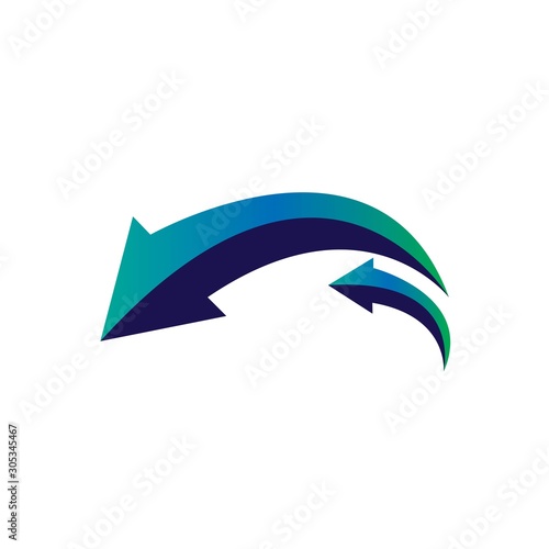 Free Download arrow logo icon vector template - GFXLoad