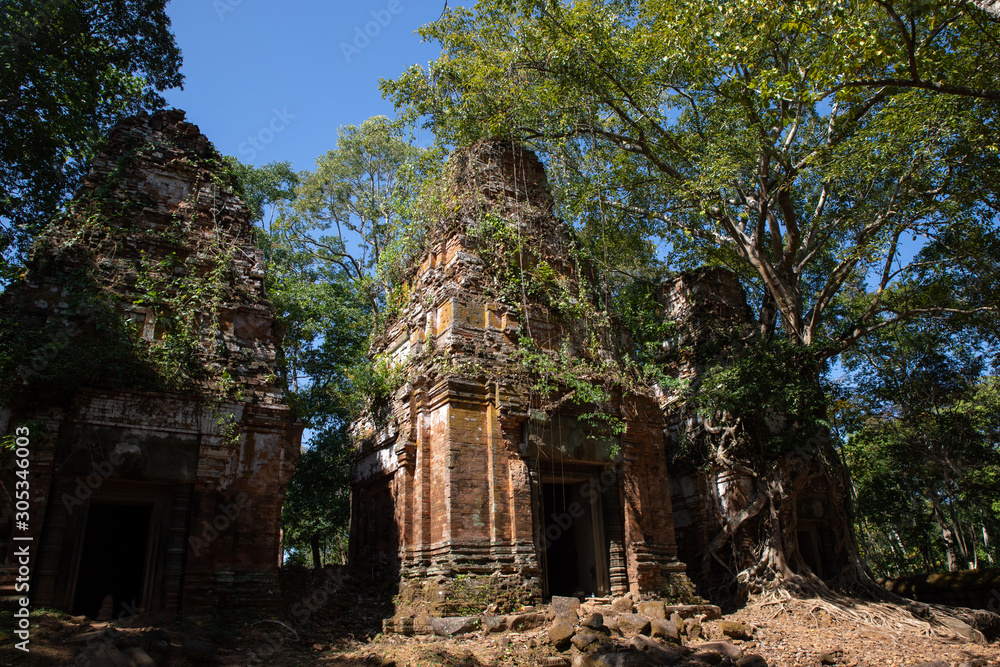 The temple of Koh ker Cambodia The temple of Koh ker Cambodia