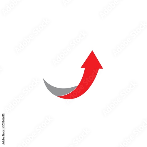 arrow logo icon vector template