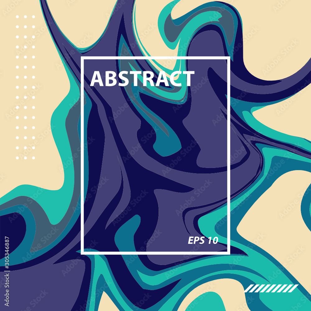 Fototapeta premium Abstract Liquid Background Template, Marble Texture