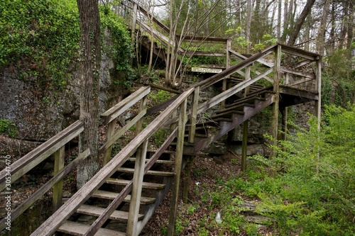 Wooden Stairs of Eureka Springs, AR