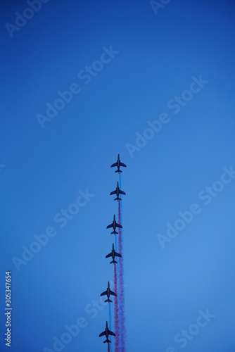 military aircrafts on blue sky