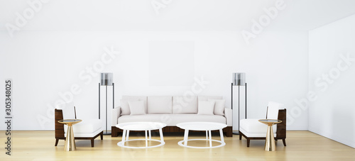Quadro em tela Living room for leisure at your leisure