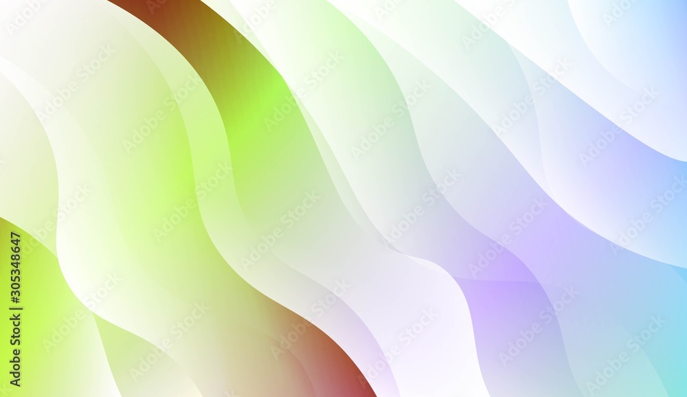 Abstract Wavy Background. For Futuristic Ad, Booklets. Vector Illustration with Color Gradient. Abstract Wavy Background. For Futuristic Ad, Booklets. Vector Illustration with Color Gradient.