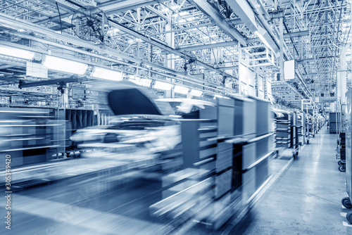 Automobile production line photo