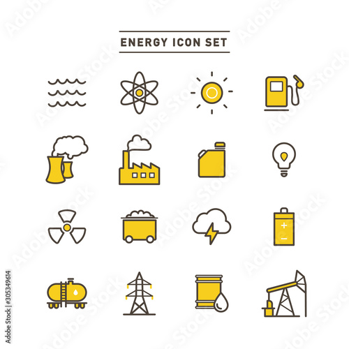 ENERGY ICON SET photo