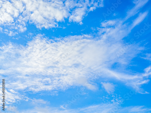 Sky with clouds,Blue skies, white clouds ,The vast blue sky and clouds