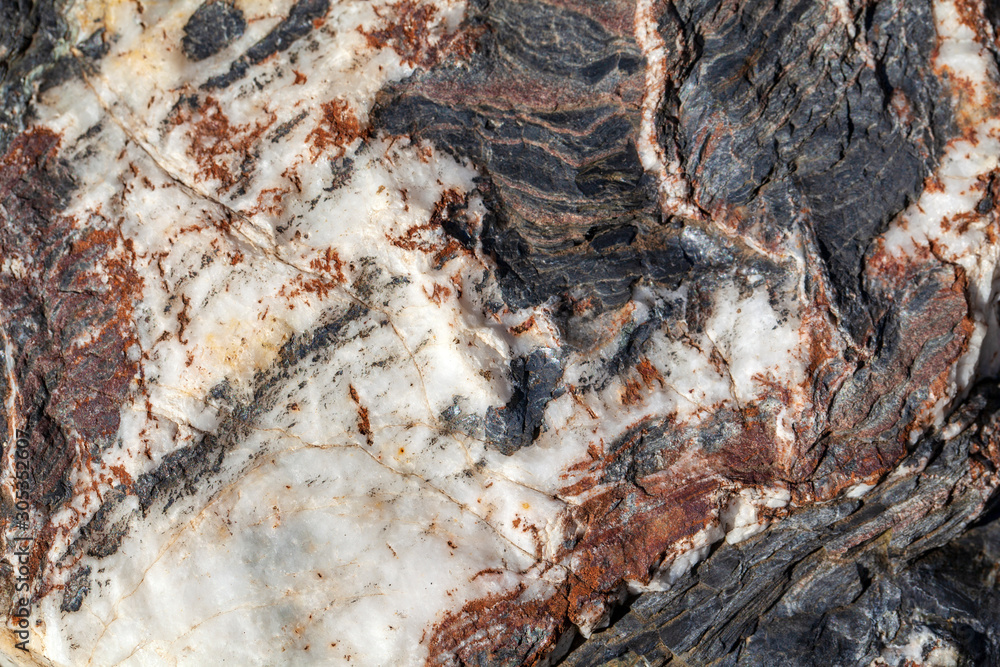 Granite stone texture with fine grain of white broken lines Granite stone texture with fine grain of white broken lines