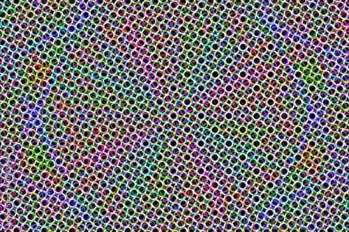 An abstract blurry circle pattern background image.