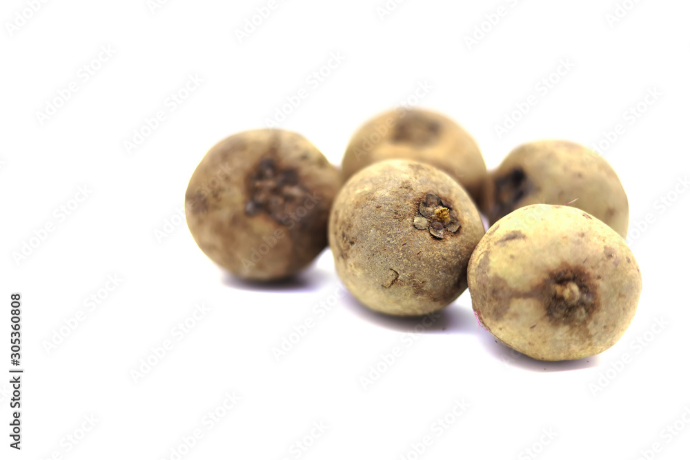 Sapota fruits isolated on the white background Sapota fruits isolated on the white background