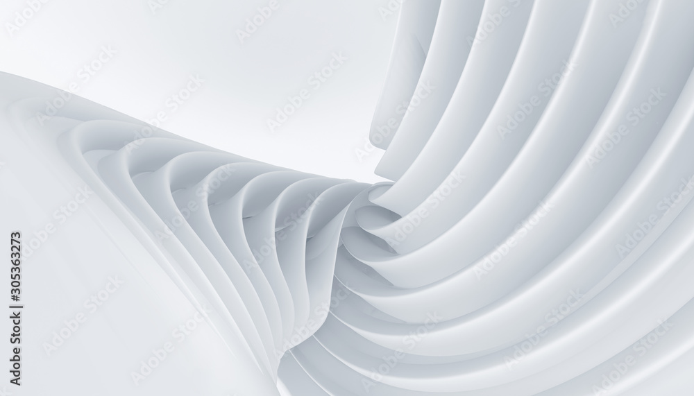 Abstract white background with futuristic shape. 3D rendering. Abstract white background with futuristic shape. 3D rendering.