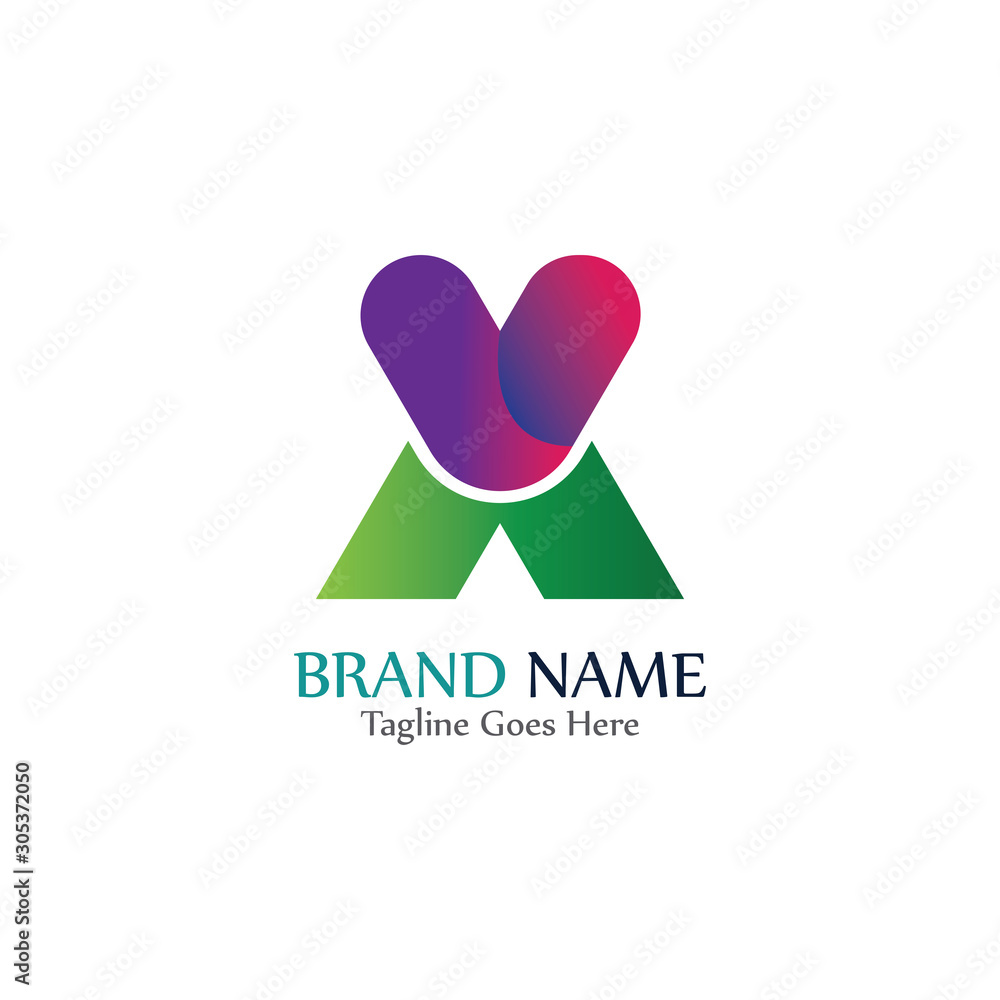 Simple and modern logo of letter X for business vector Simple and modern logo of letter X for business vector