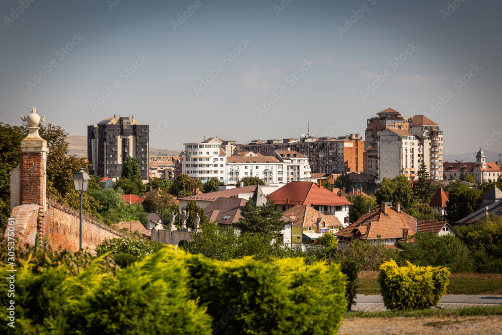 Ausblick über Wohngebiet der Stadt Alba Iulia