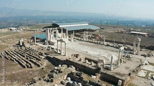 The ancient city of Laodicea. From SKY.  photo