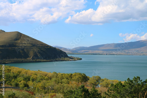 Lake Sevan, the second largest freshwater lake in the world, Armenia