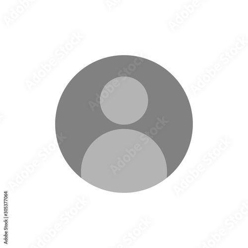 User man icon isolated on white background. Vector illustration. Eps 10.