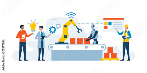 Smart industry production process