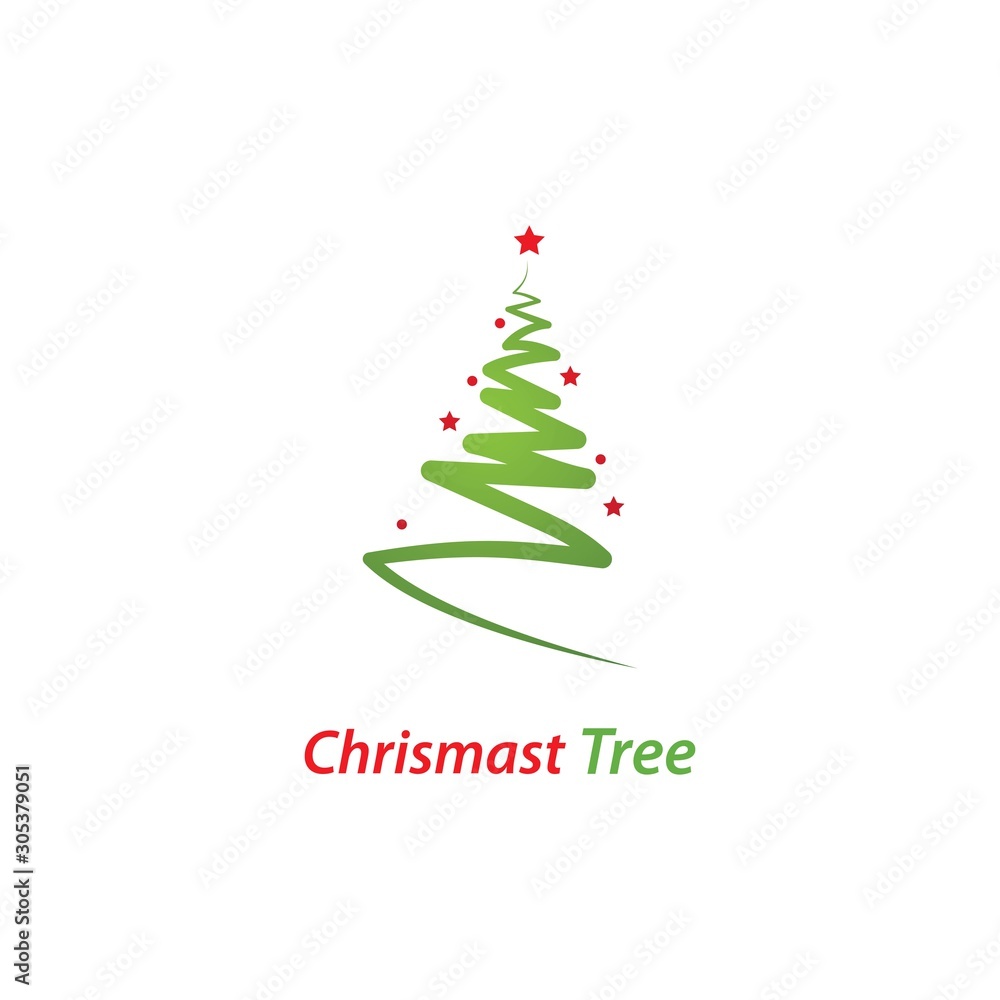 Christmas tree logo Christmas tree logo
