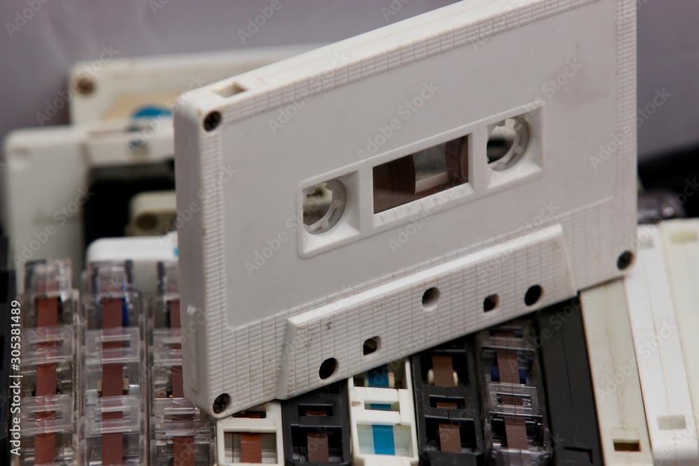 Obraz premium vintage cassettes