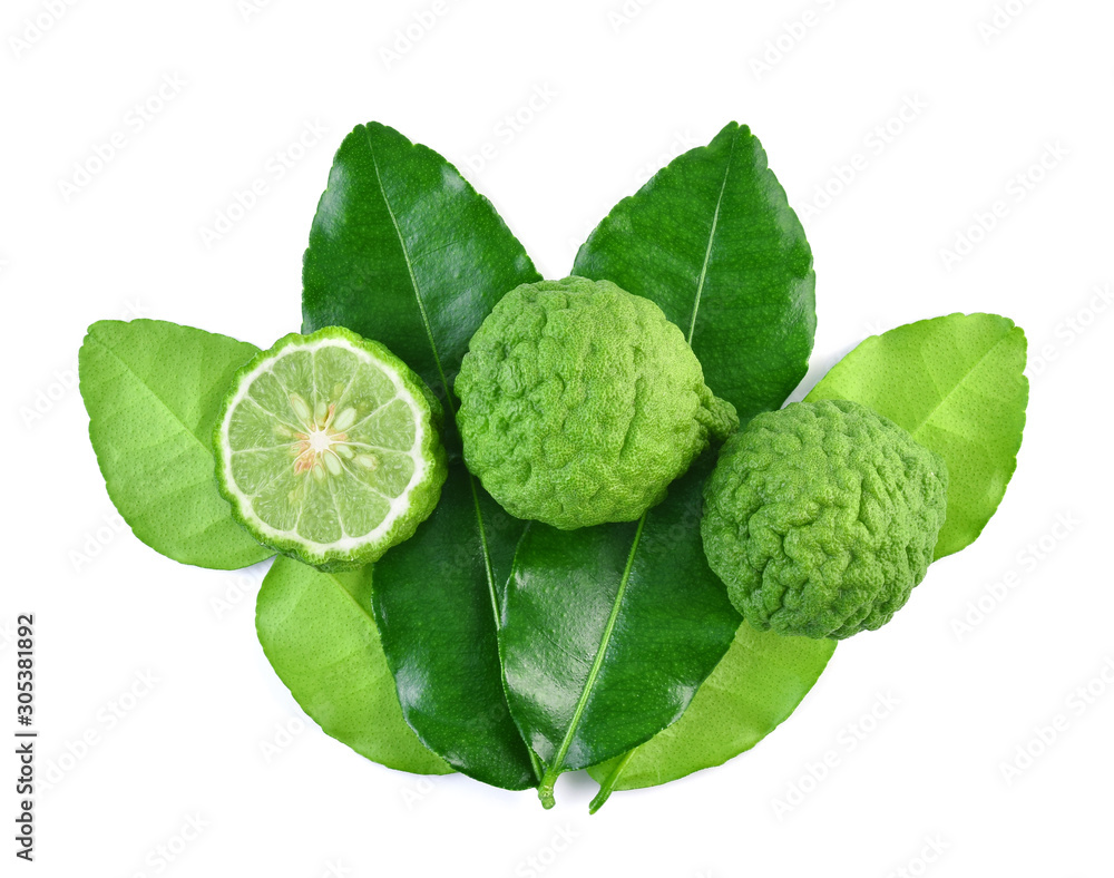 Top view of Bergamot fruit isolated on the white background. Top view of Bergamot fruit isolated on the white background.