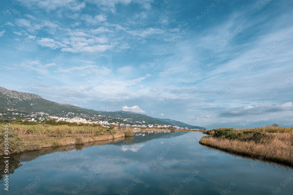 L'Etang de Biguglia lake near Bastia in Corsica L'Etang de Biguglia lake near Bastia in Corsica