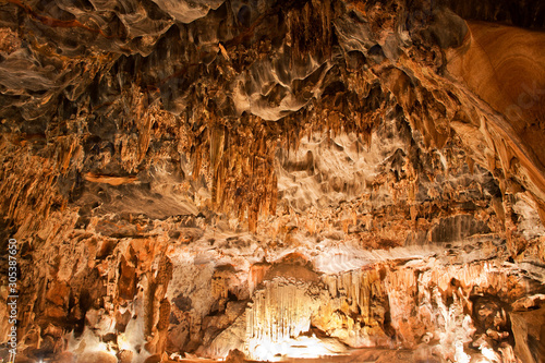 The Throne Room in the Cango Caves, South Africa photo